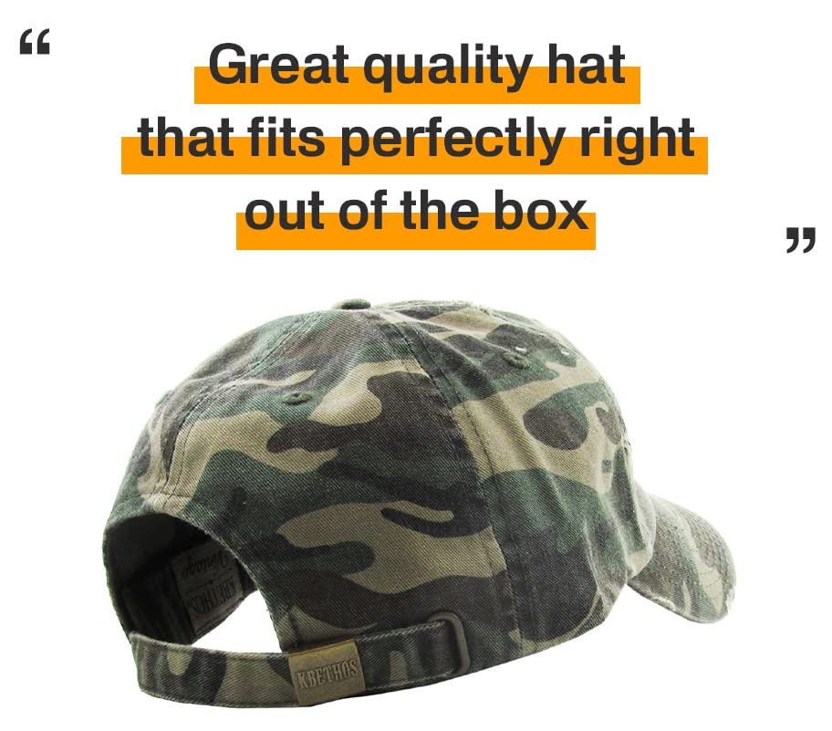 KBETHOSA Flag USA America Military Thin Blue Line Thin Red Line Vintage Distressed Baseball Cap Dad Hat Unisex Adjustable