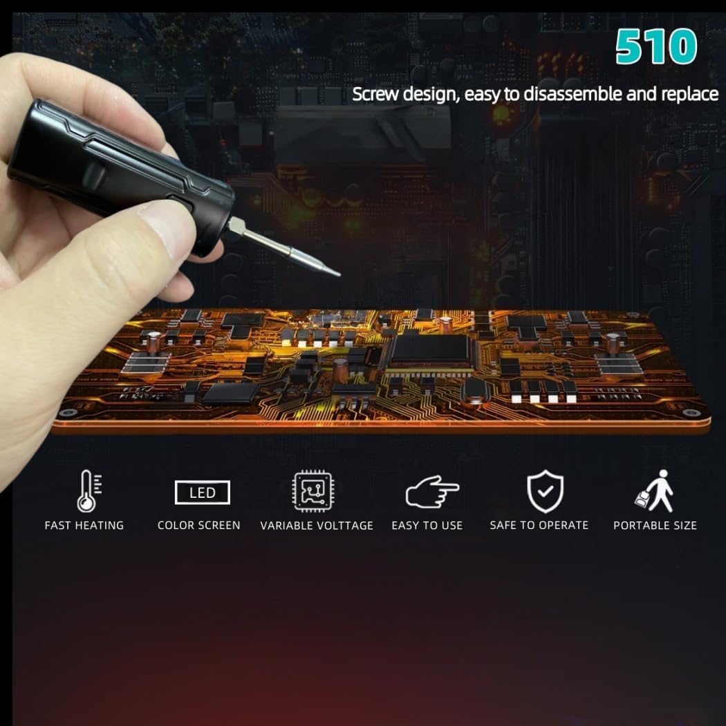Mini Solder with Rechargable Battery (black)