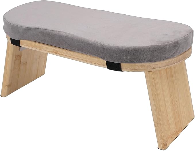 Zerodis Yoga Meditation Bench Meditation Benches Zen Stool Prayer Bench with Cotton Cushion and Nonslip Pads for Home Relaxation Tea Ceremony Yoga Modern