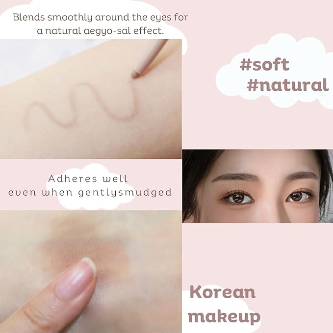 [thebom] AegyoSal Eyeliner Under-Eye Enhancing Pencil Highlighter Eye Makeup (Shadow Brown)