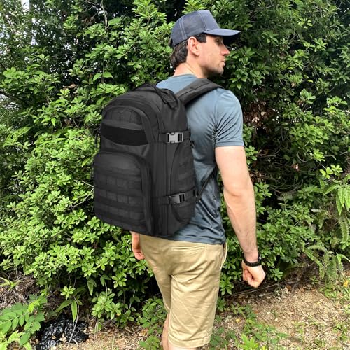 Military Tactical Backpack 30L Molle Rucksack EDC Daypack Small Bug Out Bag for Outdoor Hiking Travel Camping Cycling