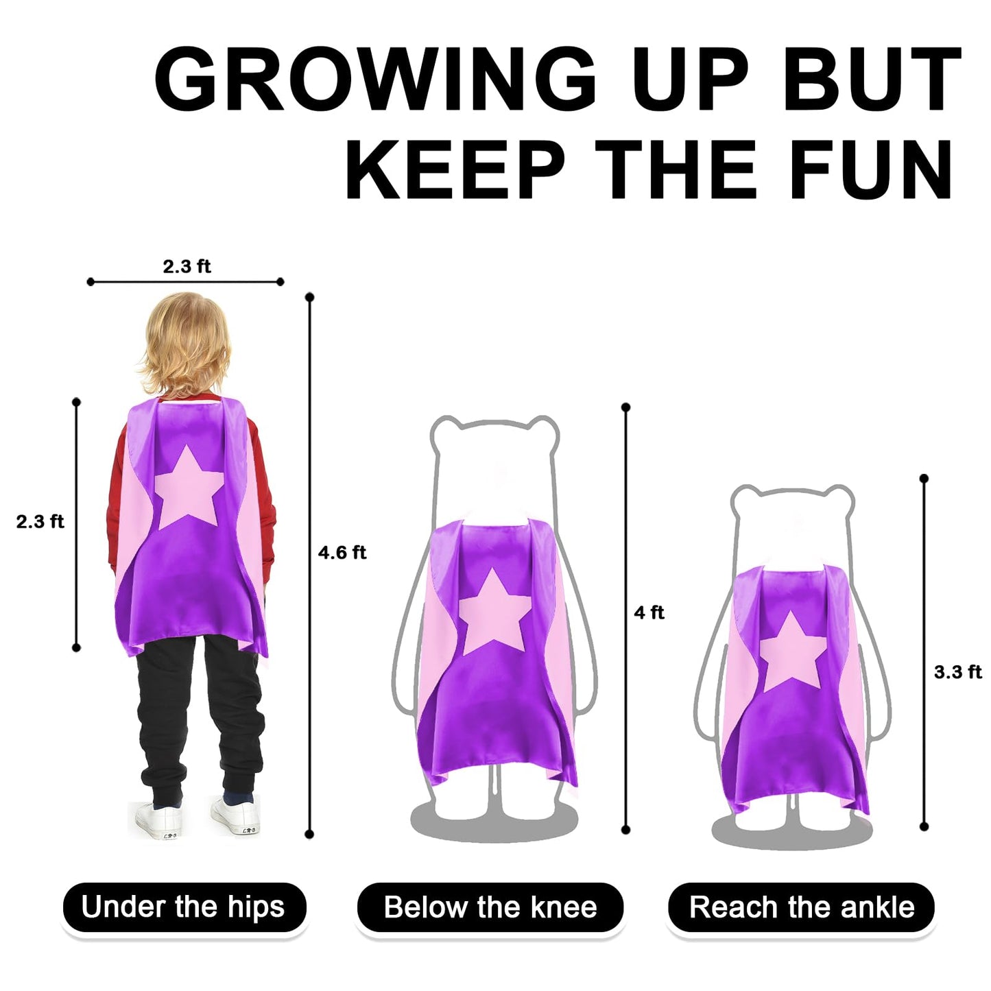 iROLEWIN Kids-Superhero-Cape and Mask for Boys-Girls Super Hero Dress-up Costumes as Children Birthday Party Gifts Favors