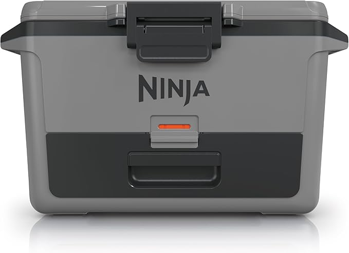Ninja FB151GY FrostVault 50qt Hard Cooler with Dry Zone, Integrated Fridge-Temp Dry Storage Drawer, Premium Heavy-Duty Ins...