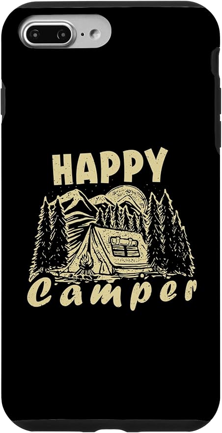 Happy Camper Outdoor Hiking and Camping Lifestyle Adventure Case for iPhone 7 Plus/8 Plus