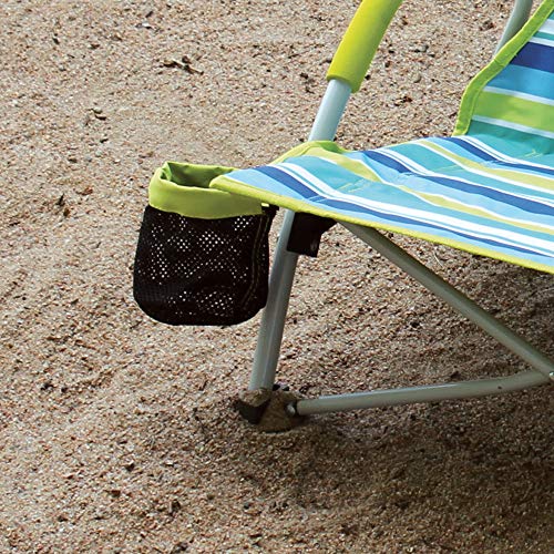 Coleman Utopia Breeze Lightweight Beach Chair with Cup Holder, Comfortable Portable Outdoor Chair with Carry Bag, Supports...