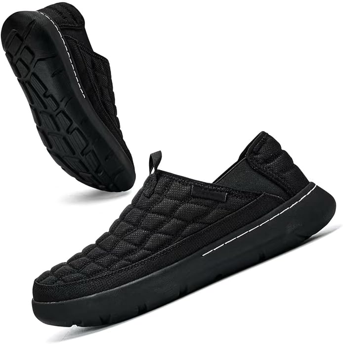 Men's Loafers Two Wear Slippers Indoor Home Lightweight Non-Slip Outdoor Garden Shoes