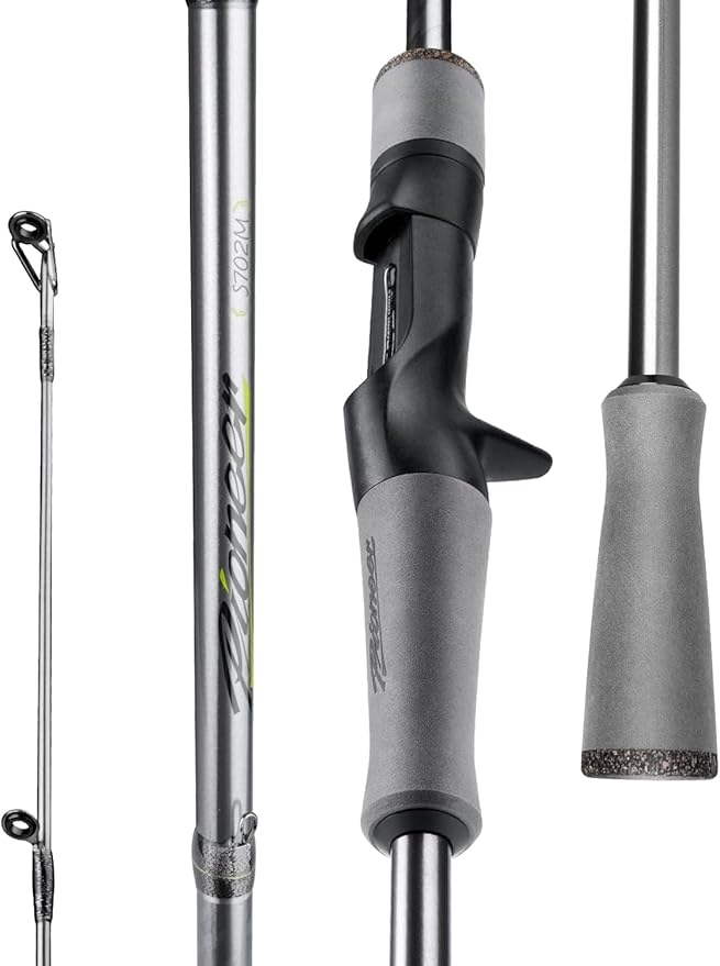 HANDING Trout Fishing Rod 6' Ultralight Fast Casting Rod+Bass Fising Rod 7' Medium Power Moderate Fast
