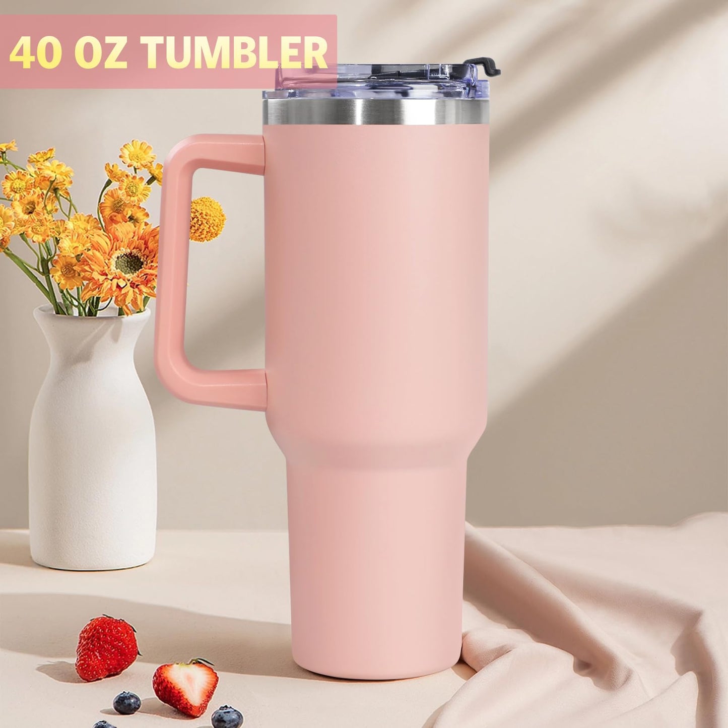 Self Care Gifts for Women, Unique Birthday Gifts for Women, Relaxing Spa Set Get Well Soon Basket Care Package with 300GSM Blanket 40oz Tumbler for Mom Best Friend Sister