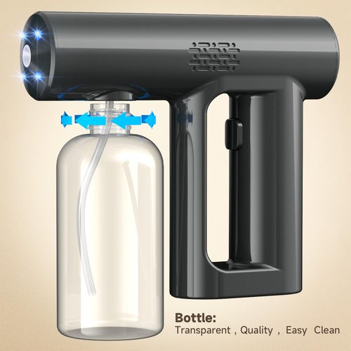 Cordless Spray Tan Machine, Portable and Rechargeable Spray Tan Gun, Lightweight, Long Lasting Working Time, Spray Tanning Machine for Self Tanner Travel Beach Salon DIY Home Mobile Tan