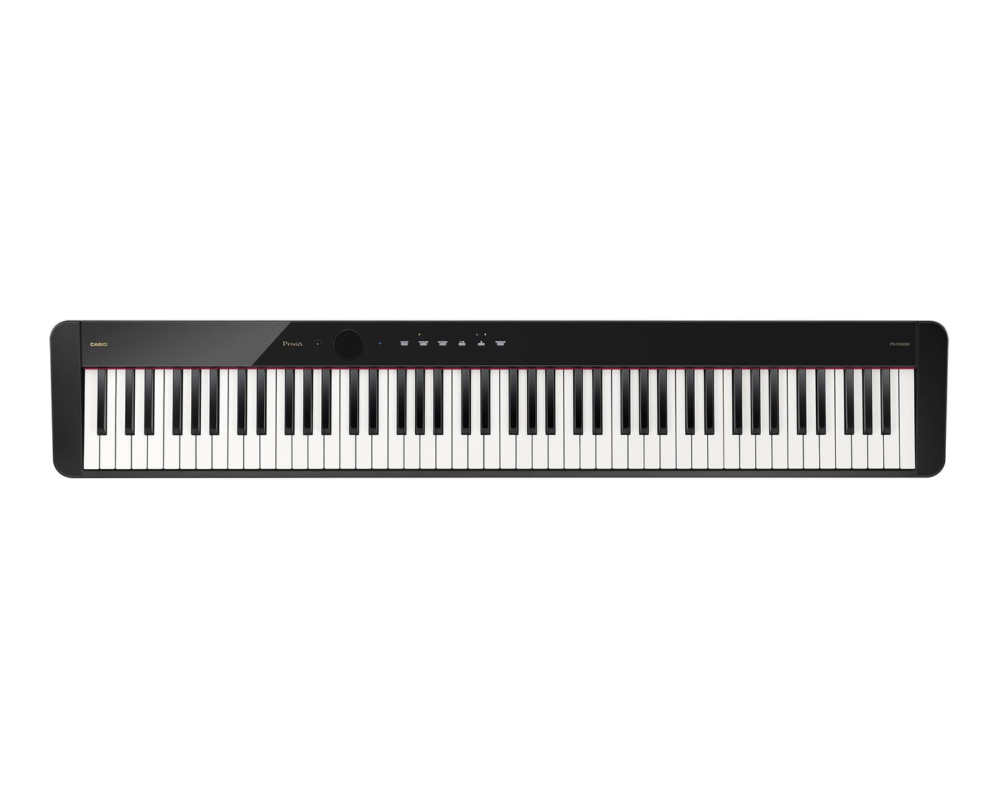 Casio Privia Px-S5000 Digital Piano - Black Bundle With Cs-68 Furniture Stand, Bench, Headphones, Instructional Book, Online Les