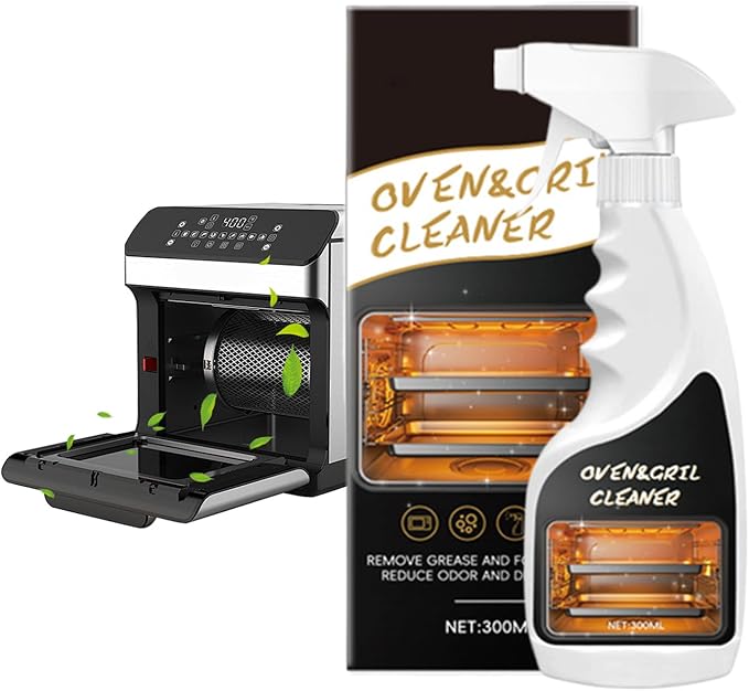 Oven Cleaner,300ml Degreaser Cleaning Solution | Fryer Degreasing Spray - for Homeowners Busy Families Renters To Remove Grease Stain Oil From Microwave Oven Grill Kitchen