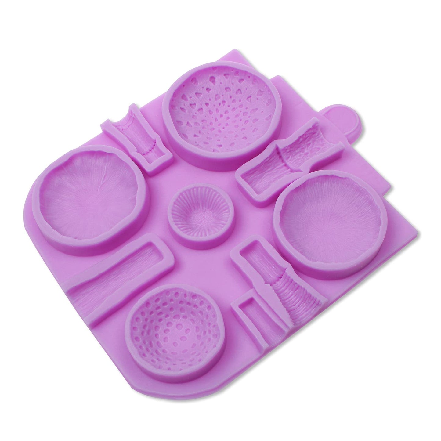 Mushrooms Silicone Mold, Toadstools Veiner Chocolate Molds for Wedding Cake Decoration, Cupcake Toppers, Pudding, Cookie Crumble