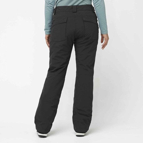 Salomon Women's Edge Alpine Ski Pants, DEEP Black, XS/R