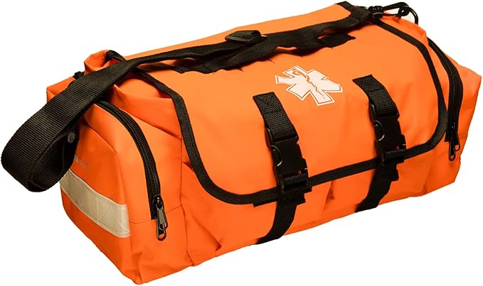 NOVAMEDIC Empty First Responder Bag, 15"x9"x8", Trauma First Aid Carries w/Multi Compartments for EMTs, Paramedics, Emerge...
