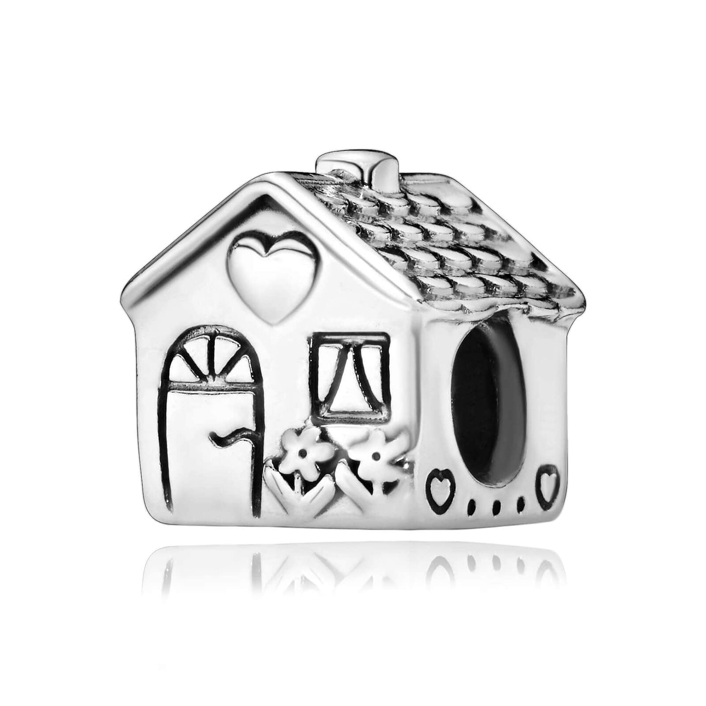 VALGACLS Family Home Charms 925 Sterling Silver Home Charms for Bracelets Necklace