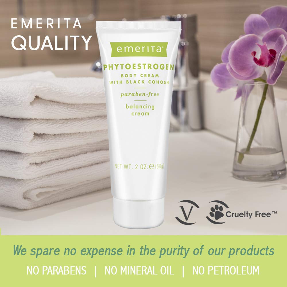 Emerita Phytoestrogen Body Cream, 2 Ounce - 3 per case.3