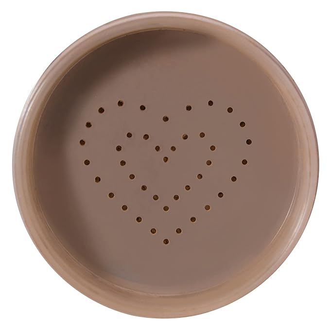 KimChiChic Beauty Puff Puff Pass Set and Bake Setting Powder for Makeup, Extra Fluffy Loose Face Powder Poof, Soft Natural Face Makeup for Uneven Skin Tone, 08 Chocolate