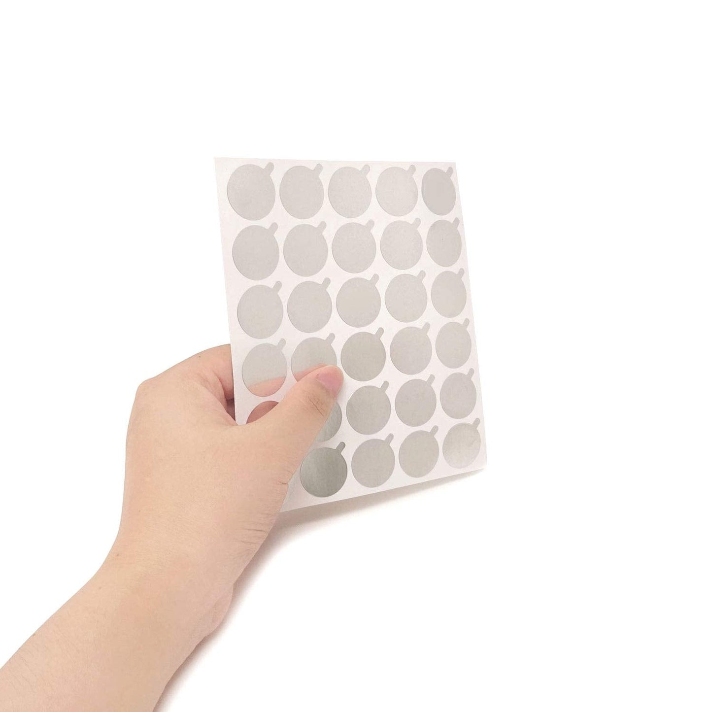 Honbay 600PCS Disposable Eyelash Glue Holder Pallet Sticker Waterproof Foil Eyelash Extension Glue Stickers Pads for Makeup (21m