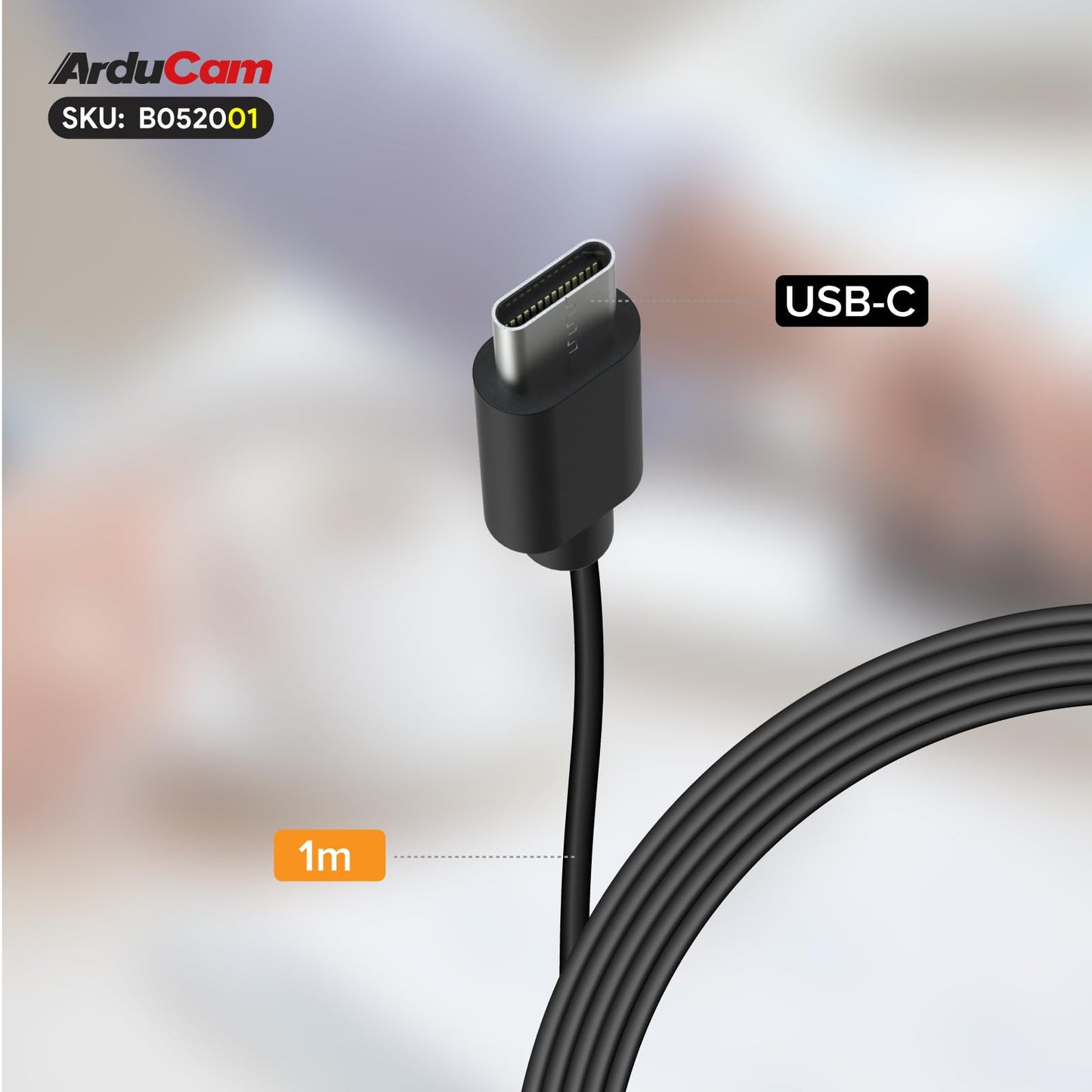 Arducam 2MP Webcam, Low Light USB Camera with Holder, USB Webcam for PC, Laptop, Smartphone, Supports Windows XP/7/8/10, Linux, Mac OS