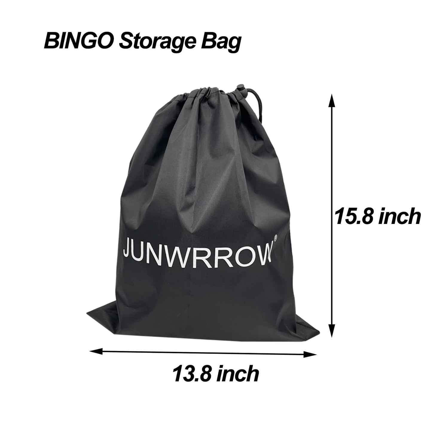 JUNWRROW Deluxe Bingo Game Set- 6inch Wheel Cage,500 Colorful Chips with a Bag,50 Bingo Cards,500 Sheets Paper Cards,75 Balls with a Bag,Master Board, Storage Bag -Ideal for Large Groups, Parties