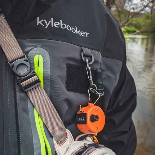 Kylebooker Fly Fishing Wading Jacket Outdoor Activities Waterproof Wader Jackets for Men and Women(XXL,Black)