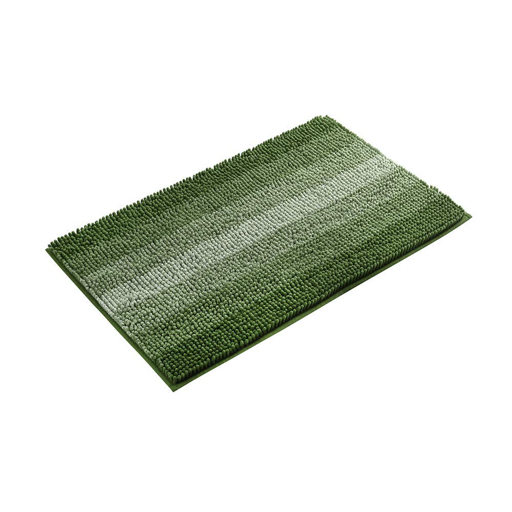 COSY HOMEER 24x17 Inch Bath Rugs Made of 100% Polyester Extra Soft and Non Slip Bathroom Mats Specialized in Machine Washable and Water Absorbent Shower Mat,Green