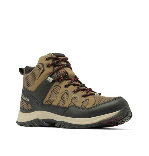 Columbia Men's Granite Trail Mid Waterproof, Mud/Black, 11