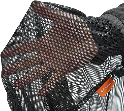 OMVMO 1Pcs100L Mesh Sleeping Bag Storage Sack Stuff Sack Mesh Laundry Bag Drawstring Bag，Tear-Resistant Polyester Mesh,300...