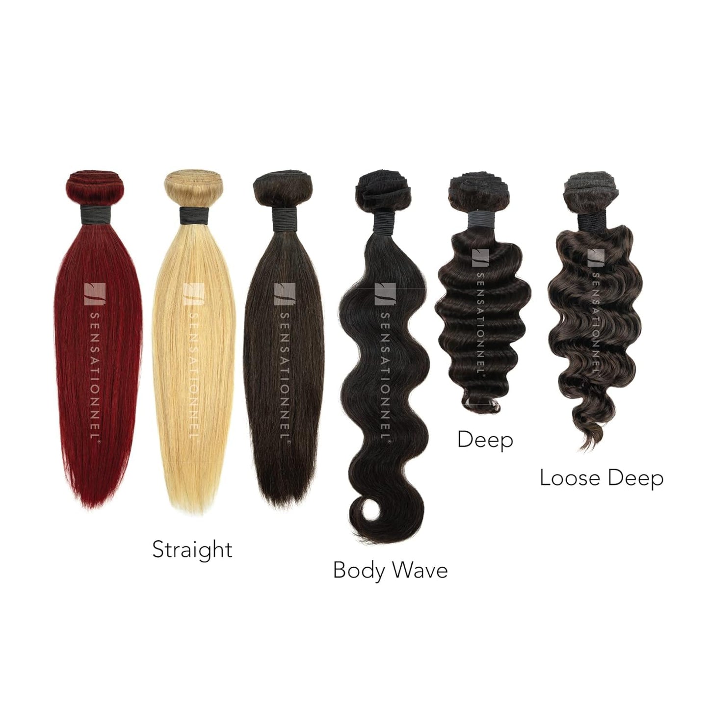 Sensationnel Empire yaki human hair - tangle free weaving for quick weave and sew in styles for faux highlights - 1 pack (28 inc