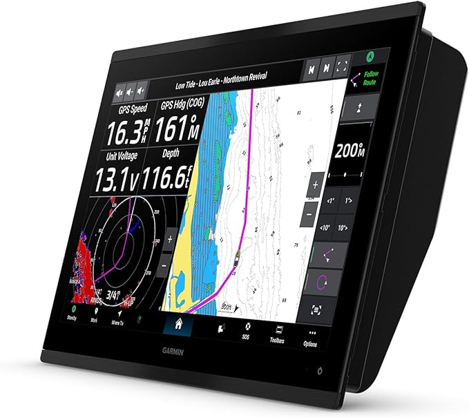 Garmin GPSMAP® 9013, Premium 13-inch Chartplotter with a 4K Touchscreen Display and Worldwide Basemap
