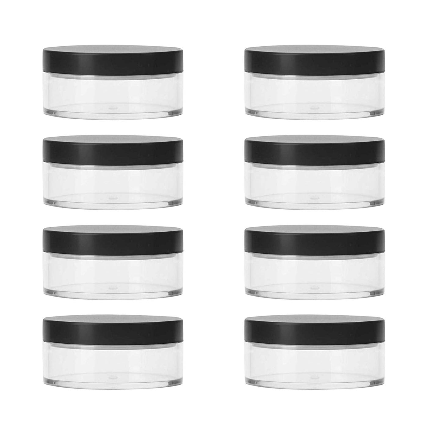 Dele 50g Plastic Empty Powder Puff Case Portable Makeup Case Travel Kit Blusher Cosmetic Makeup Containers with Sifter And Lids