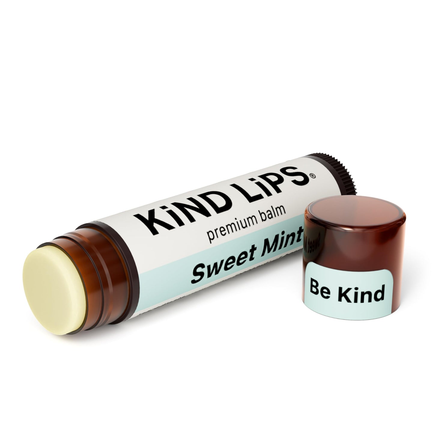 Kind Lips Organic Sweet Mint Lip Balm - Natural Hydrating Lip Moisturizer for Dry Lips, Gluten & Grain Free, Hydrating Lip Care,