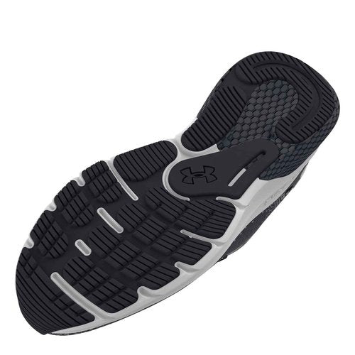Under Armour Kids HOVR Turbulence 2 (Big Kid) - Shoes for Kids - Polyester Upper and Lining - Rubber Outsole Jet Gray/Jet Gray/Metallic Silver 4 Big Kid M