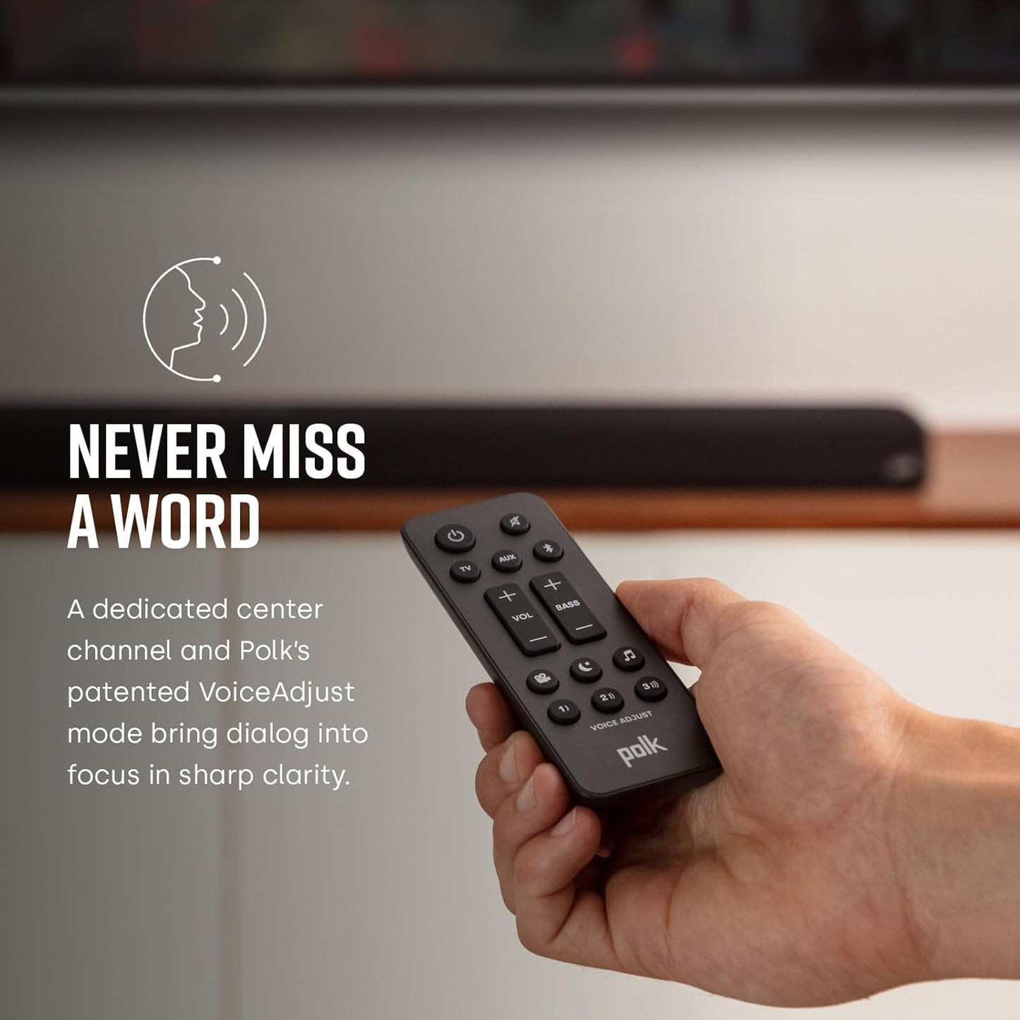 Polk Audio Signa S4 TV Sound Bar with Subwoofer - Dolby Atmos Audio VoiceAdjust & BassAdjust Technology, HDMI eARC, Wireless Subwoofer works with 8K, 4K, & HD TVs, Bluetooth, Wireless Streaming