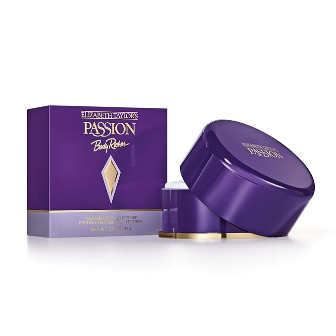 Body Powder for Women by Elizabeth Taylor, Passion, Fragrance Dusting Powder, 2.6 Oz