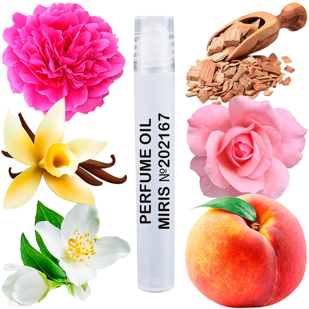 MIRIS No. 202167, Inspired by Sweet Peony, Long-Lasting Perfume Oil for Women Roll-On, Rollerball 0.34 Fl Oz / 10 ml