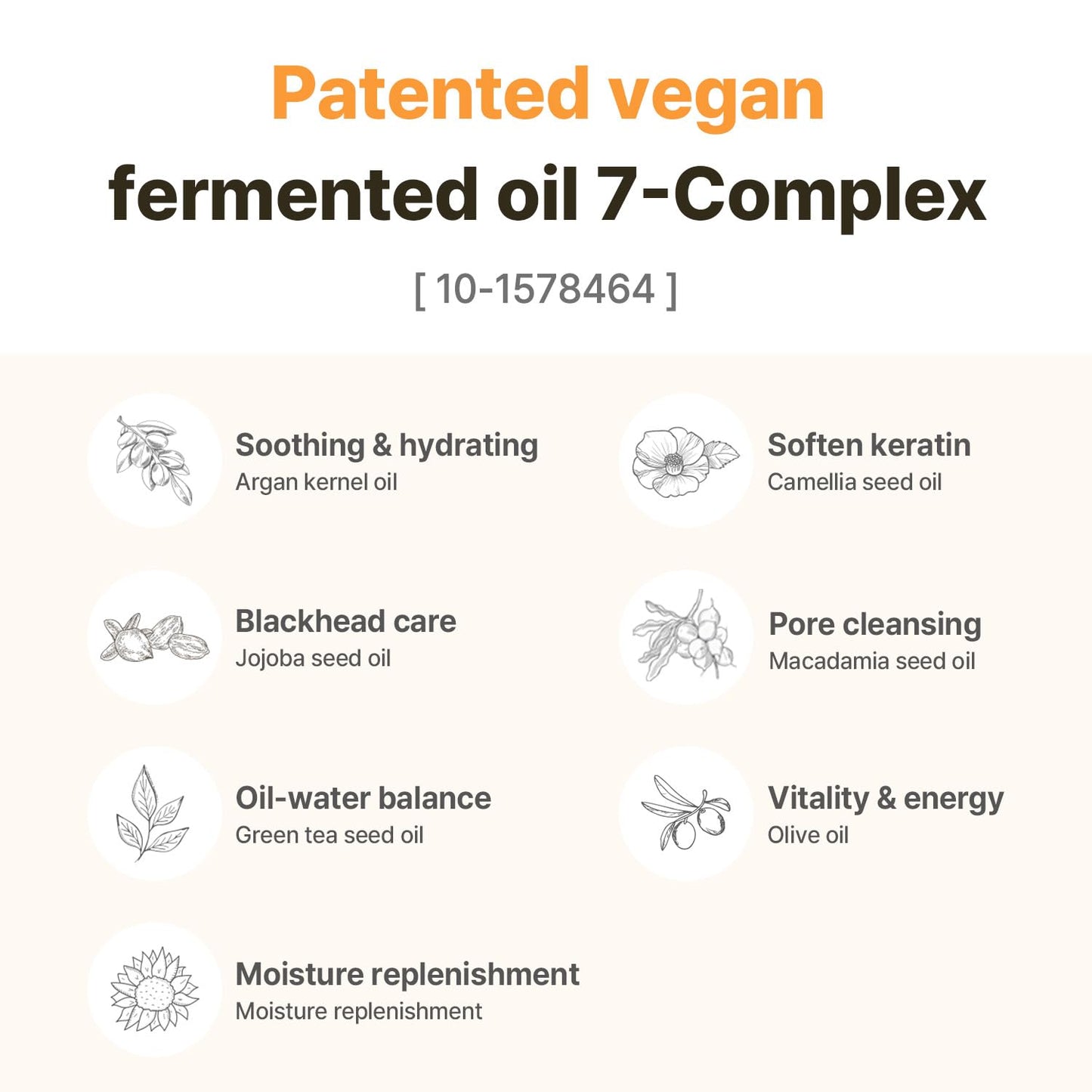 COSNORI Micro Active Cleansing Oil - Korean Vegan Facial Cleansing Oil, Fresh and Light Finish - Gentle Makeup Remover for Face,