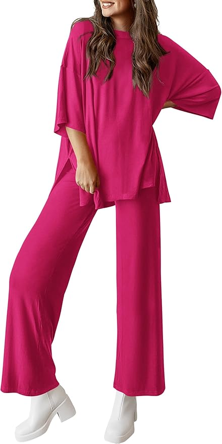 PRETTYGARDEN Two Piece Sets for Women Summer Fashion Lounge Matching Set 2026 Spring Travel Vacation Airport Outfits Clothing