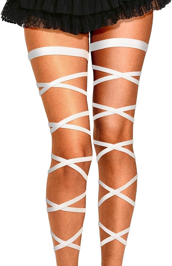Lorealri Rave Leg Wraps Elastic Garter Plus Size Leg Straps Dancing Music Festivals Coachella Outfits for Women