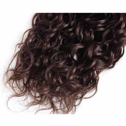 26 28 30 inch Brown Human Hair Bundles #4 Kinky Curly Bundles Dark Brown Curly Wave Bundle #4 Wet and Wavy Bundle
