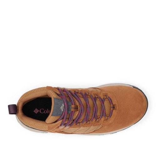 Columbia Womens Transverse Suede Waterproof Hiking Boot, Elk/Moonvista, 8.5