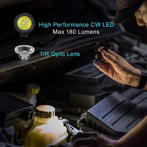 OLIGHT Perun 2 Mini 1100 Lumens Rechargeable LED Headlamp Bundle I3T EOS 180 Lumens Dual-Output Slim EDC Flashlight