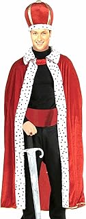Rubies Men's King Robe and Crown Set, One Size for Themed Parties and Halloween