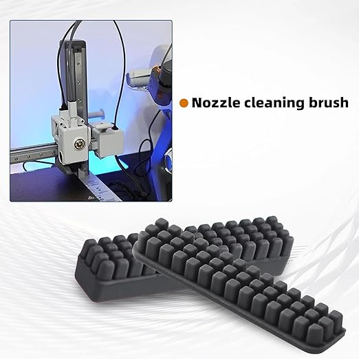 8 PCS Lab A1 Mini Silicone Nozzle Brush Accessories,Mini Wiper Silicone Brush Nozzle Cleaning Brush for Bambu Lab A1 Mini 3D Printer Cleaning Tool 3D Printer Parts