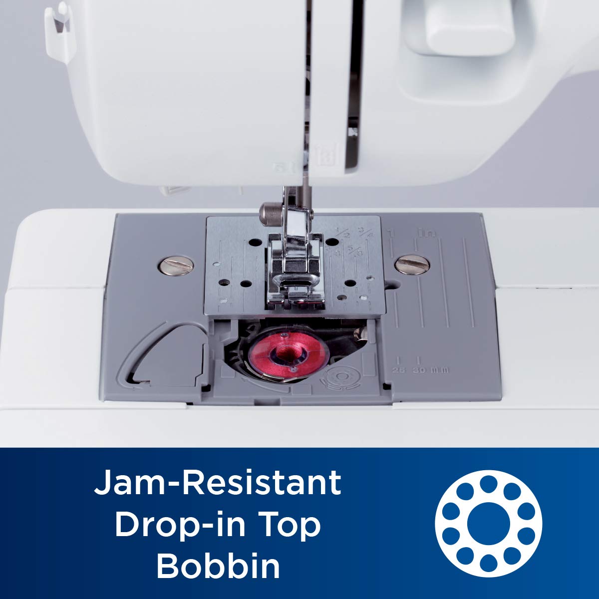 Brother Sewing Machine, XM2701, Lightweight Machine with 27 Stitches, 6 Included Sewing Feet
