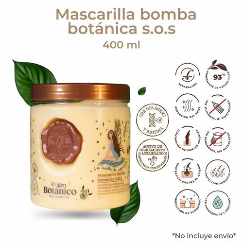 Kit Capilar Origen Botánico – Masajeador capilar + Shampoo de Cebolla + Acondicionador de Aguacate + Bomba Capilar – Fortalece, Nutre y Estimula – 4 Piezas