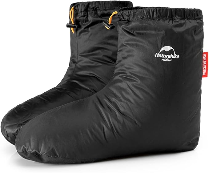 Naturehike Ultralight Winter Goose Down Booties, Camping Warm & Cozy Down Sleeping Socks for Men & Women, Down Filled Slip...