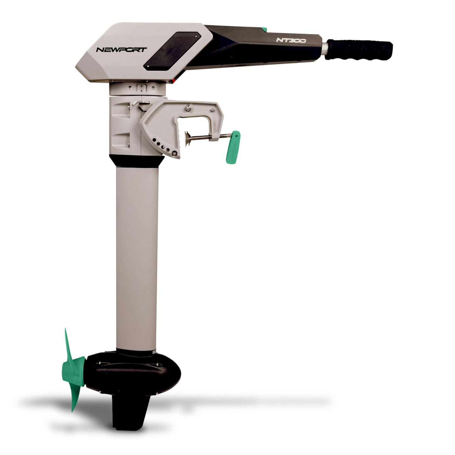 Newport NT300 Electric Outboard Motor - 3HP 1300W Brushless Direct Drive for Salt and Freshwater, 66-Mile Range, Ultra-Quiet, Hassle-Free Maintenance, Portable, Digital Throttle
