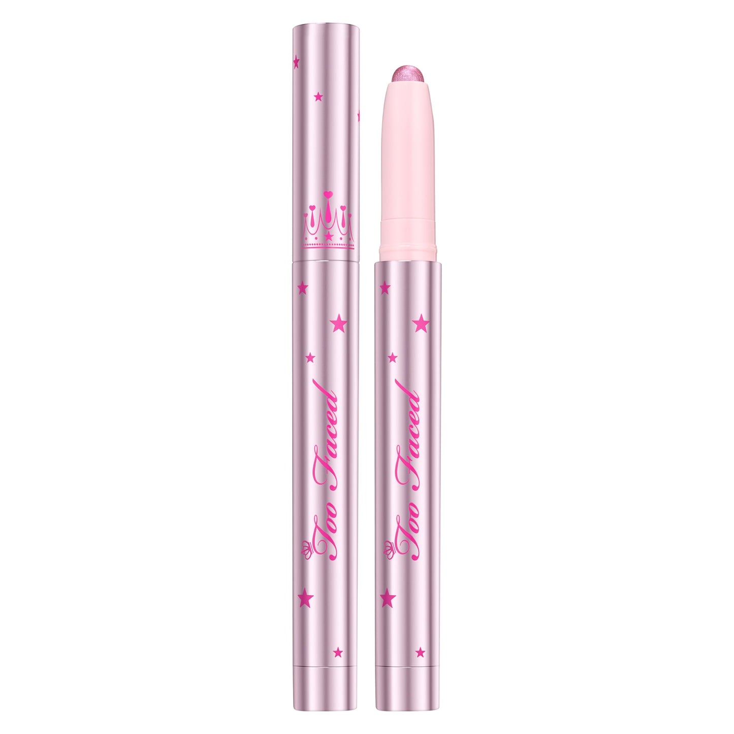 Too Faced Quickie Queen Eye Shadow Sticks | Creamy, Long Wearing + Non-Creasing, High-Impact Sparkle, Lilac Lust