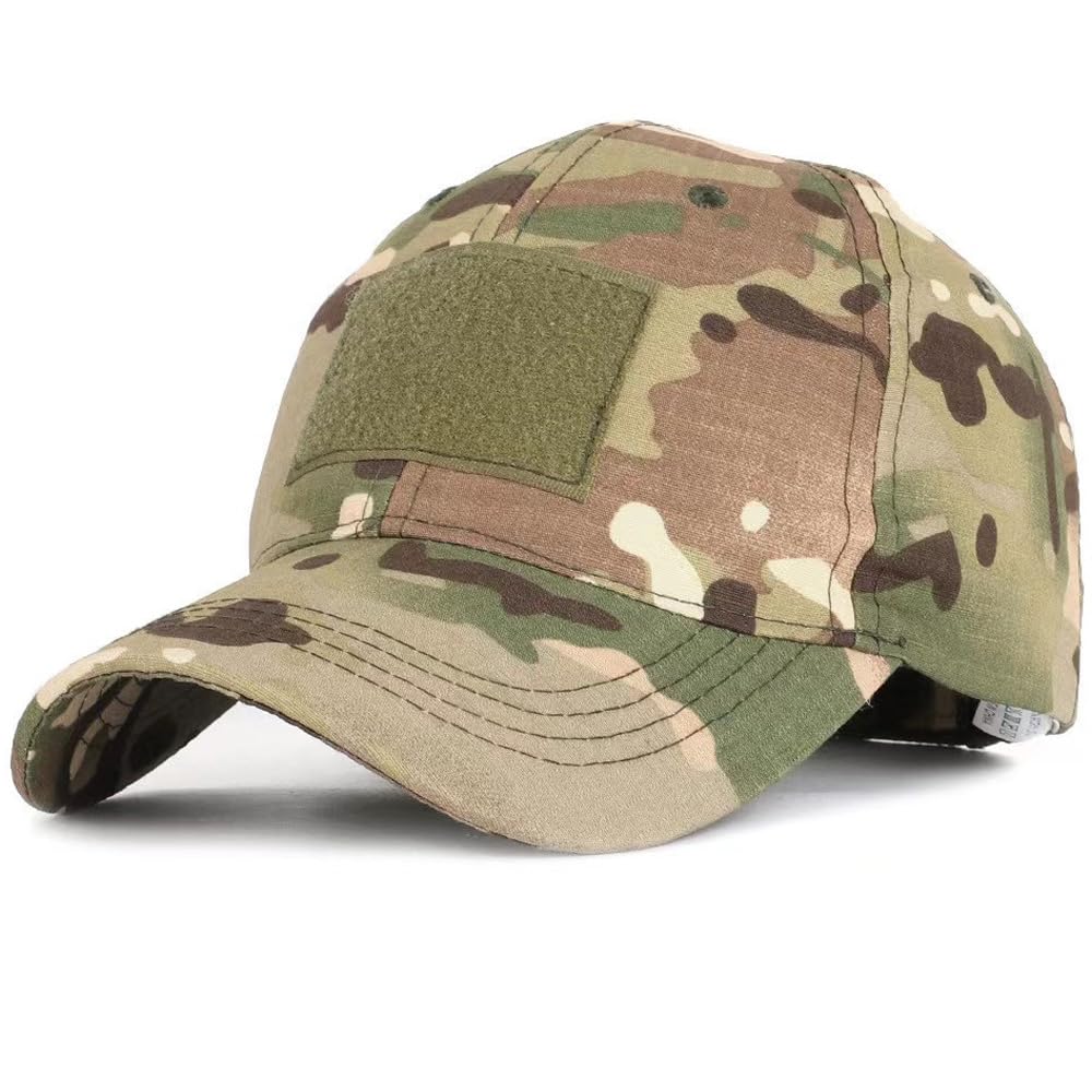 SANYETS Combat Uniform,Tactical Jacket and BDU Pants,Cap Gloves Balaclava Set,Camo Suits Paintball Clothing for Men